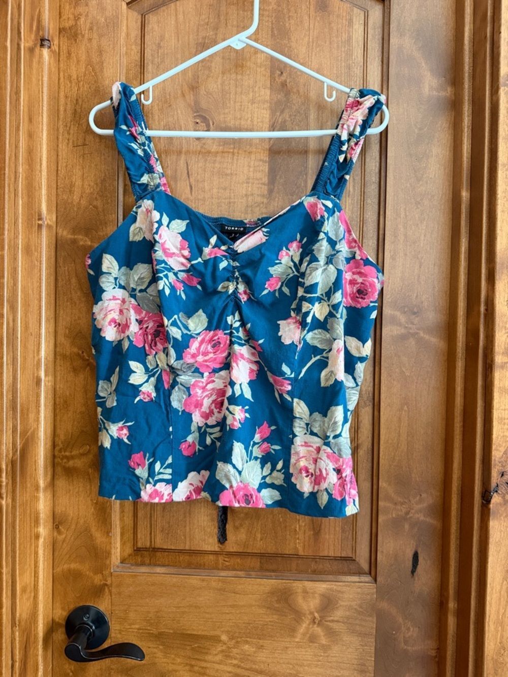 torrid Teal Floral camisole!